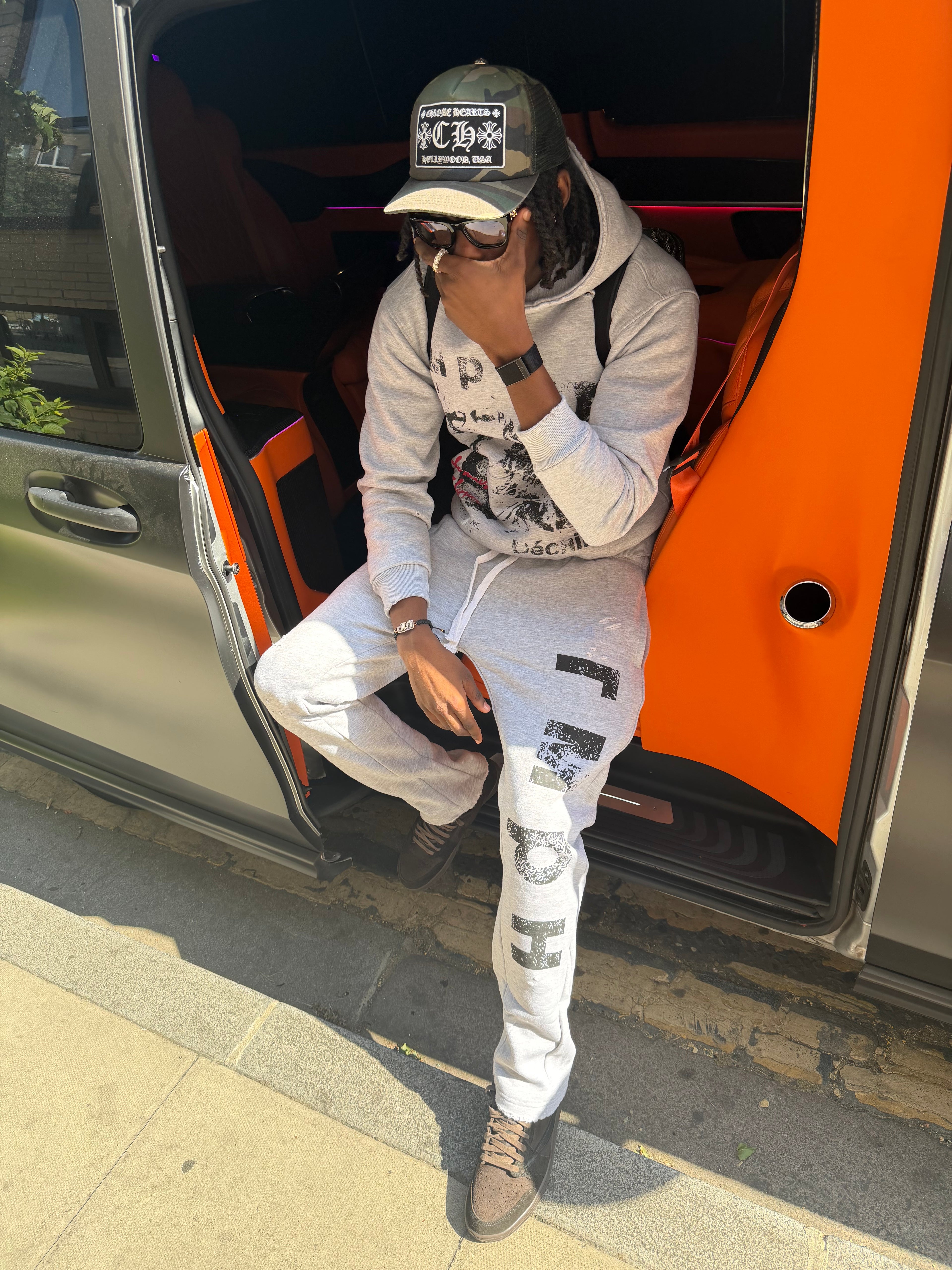 Dèchirè Distressed Tracksuit